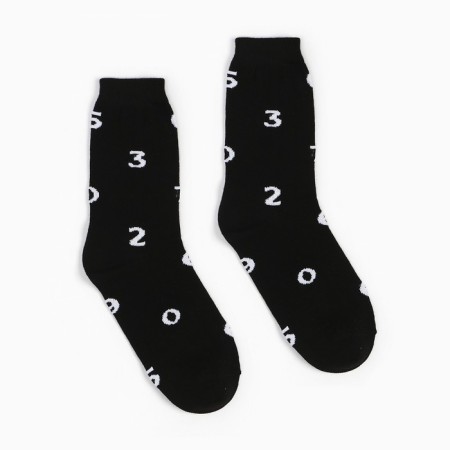 Women's socks minku "numbers" color Black, rr 38-39 (25 cm)
