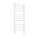 Room electrician Laris lavender Cheka, 300x900 mm, 12 crossbars, left, white