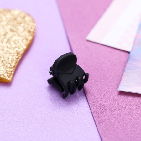 Hair crab "Little joy" (set of 6 pcs) Classic tenderness, 1.2 cm, black-1