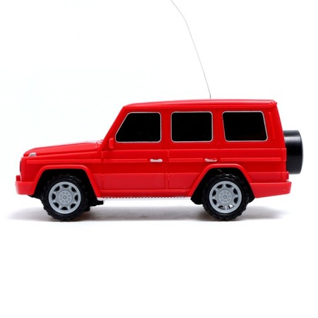 Radio -controlled machine "SUV", on batteries, red color-1