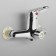 Plastic mount for wall mixers for exhibition stands