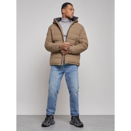Sports male winter, size 52, brown color-14