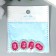 Decor for creativity Metall "Medallion octagonal" bright pink crystal rhinestones 2x1.5cm