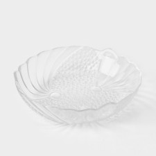 Deep glass plate Papillion, 300 ml, d = 16 cm, the color is transparent