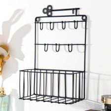 Hooks decorative metal with a shelf 