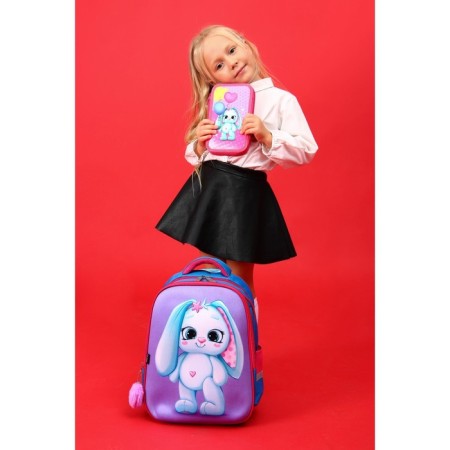 Background School School Calligrata "Bunny" + keychain, 39 x 30 x 14 cm-7