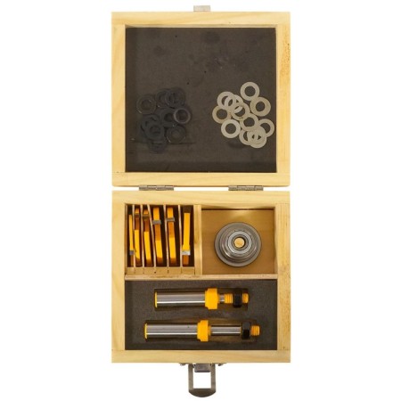 Set of milling plants Encor 10593, folder, wooden box, D = 12 mm, 6 pcs.-1