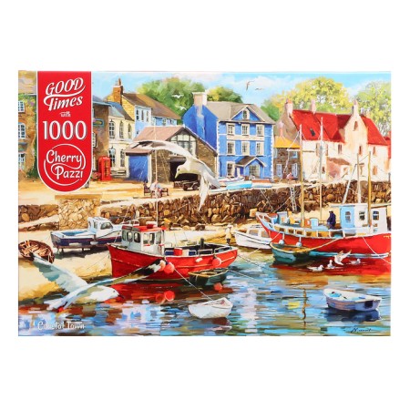 Puzzle "City on the coast", 1000 elements-1
