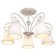 Lamp Ceiling Economy light 50410/5WT WT, 5x60W, E27, 35x59x59 cm, white color