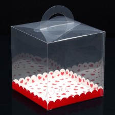 Confectionery box, chest, packaging, with love, 20 x 20 x 20 cm