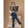 Pantyhose baby cotton Conte kids tip-top, height 104-110 cm, dark blue color