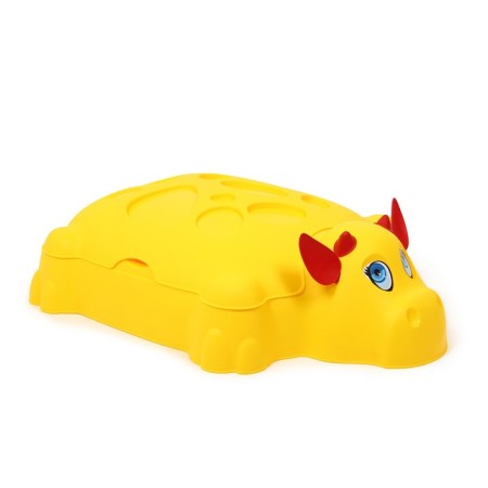Baby sandbox plastic, with a lid, 116 × 83 × 30 cm, "cow"-9