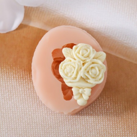 Silicone Mold "Bouquet of Flowers" 2.1x2.8 cm-3