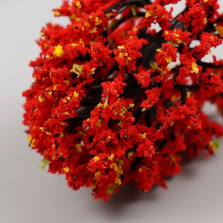 Artificial plant for creativity plastic "Autumn foliage" 12 cm-3