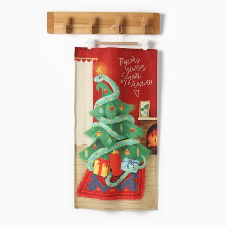 Ethel Kitchen towel "New Year's gift" 40x70 cm, 100% HL, sarzha 190 g/m2