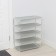 LadOM shoes shelf, 5 tiers, 60 × 30 × 72 cm, color gray color
