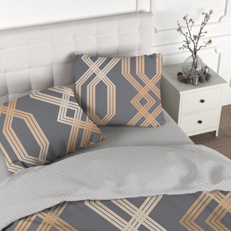 Bed linen euro, size 215x240 cm, 200x220 cm, 70x70 cm - 2 pcs-1