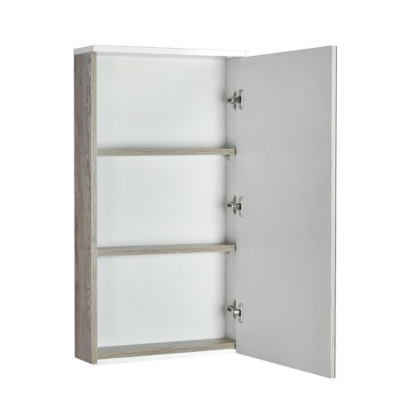 Aquaton Emma wardrobe, white color, oak navarra-1