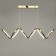 Lamp with DDD "Jasper" LED 80W 3000-6000k gold 105x25x24.5-124 cm