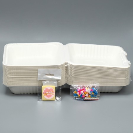 Bearbox for a gentor with a candle, confectionery gift packaging, “with love”, 21 x 20 x 7.5 cm-4