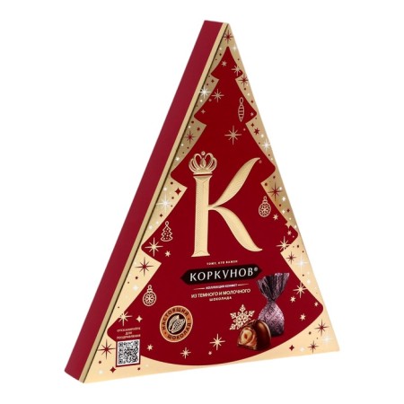 A set of chocolate sweets Korkunov "Christmas tree", New Year's collection, 73 g