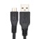 MIREX cable (13700 -UMCR10BK), MicroUSB - USB, 1 m, black