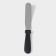 A blade-tank with a plastic handle, curved, 26.7 cm, the working part is 14.5 cm, the color is black