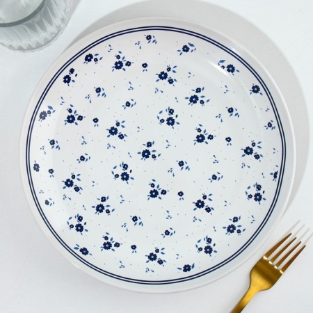 Ceramic plate Royal Garden, 22.5 cm, white color-2