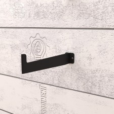 Держатель-крючок для хранения тяжелых предметов, 18 см, настенный, черный