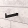 Kruk holder for storing heavy objects, 18 cm, wall, black