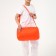 Sports bag on lightning, adjustable belt, color orange color