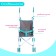 Stroller for dolls "Walk", cane, metal frame