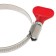 Clamp with the "lamb" Zein English, diameter 40-60 mm, width 9 mm, stainless steel