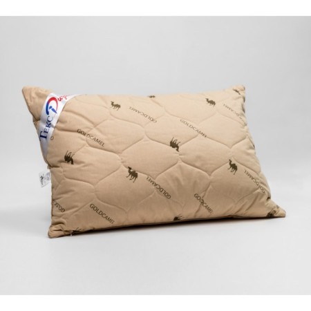 Camel wool pillow, size 68x68 cm-2