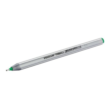 Ballpress Pensan Triball, node-igla 1.0 mm, three-sided, green ink-3