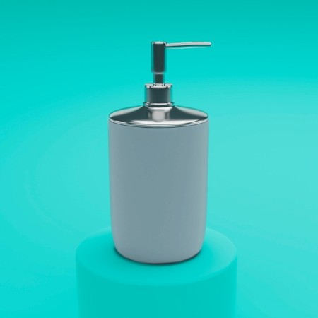 A set of accessories for the Trinity bathroom, 6 items (soap dish, soap dispenser, two glasses, ruff, bucket), gray color-6