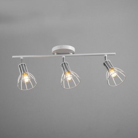 Lamp "Boston" 3x60W E14 white/chrome-1