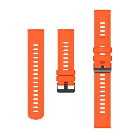 Smart hours strap, 22 mm, silicone, orange-2