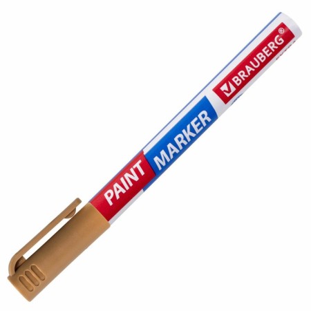 Markker-color (lacquer) 1.0 Brauberg Extra, reinforced nitro-base, alum, gold 151963-9