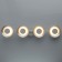 Galatea lamp, 4x6W Led 3000k silver 15x75x11 cm