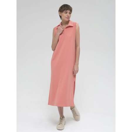 Female dress, size 42, peach color-6