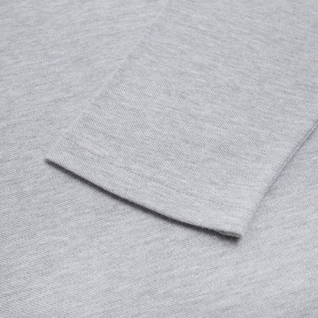 Polo with long sleeve President, size S, color gray color-12