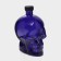 Glass bottle "Skull", 0.77 l, color purple color