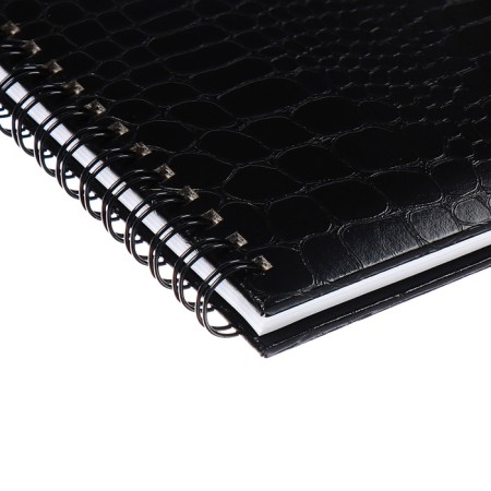 Dated 2025, 64 sheets, Attomex. Arkona, solid cover of boomvinyl with foam rubber, block 70 g/m2, black, 294 x 142mm-3