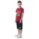 Costume for a boy, height 110 cm, burgundy color
