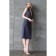 Dress with a deep neckline, size 42