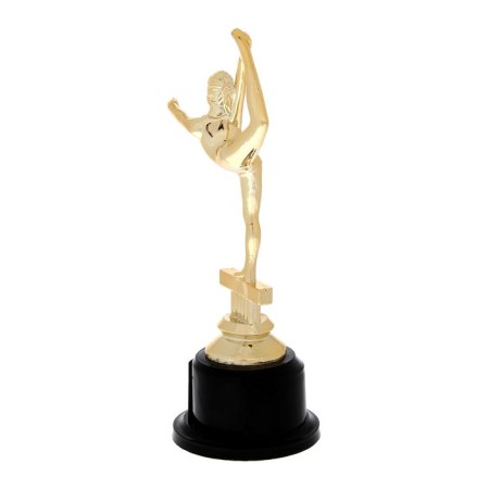 The award figure "Gymnastics", the plastic stand is black, 19 x 9 x 6.5 cm.-3