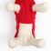 Sweater with openwork viscous, XS (DS 17, Osh 17, OG 23-27 cm), red