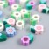 Beads for the creativity of PVC "Bright daisies" set 25 pcs 0.5x0.9x1.1 cm