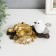 Souvenir Polystone SPRISE "White Bird on a branch of stoop" gold d-4.5 cm 17.5x9.5x8.5 cm 939853